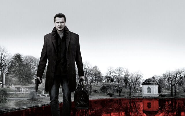 a walk among the tombstones poster